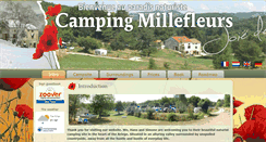 Desktop Screenshot of camping-millefleurs.com