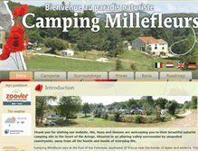 Tablet Screenshot of camping-millefleurs.com